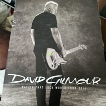 DAVID GILMOUR Rattle That Lock WORLD TOUR 2016 Concert Program Pink Floyd - £33.32 GBP