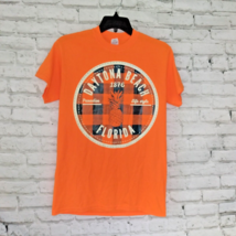 Daytona Beach Florida T Shirt Mens Small Orange Paradise Pineapple Graph... - £13.71 GBP