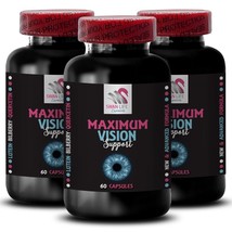 Eye vitamins with lutein - MAXIMUM VISION SUPPORT - Vision support supplements 3 - $50.36