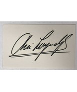 Arie Luyendyk Signed Autographed 3x5 Index Card - Auto Racing - $285.10 MXN