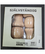 IKEA New 704.148.17 SJALVSTANDIG BEECH 6&quot; LEGS, 2 Pack, NATURAL untreate... - $241.31 MXN
