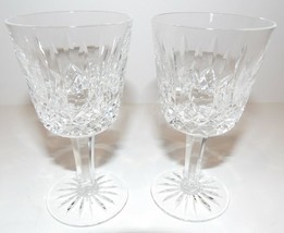 Lovely Vintage Pair Of Signed Waterford Crystal Lismore 4 1/4&quot; Port Wine Glasses - £45.25 GBP