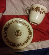 038 VTG Royal York Hohenberg Falstaff China Cup &amp; Saucer Tea Coffee Grapes - £15.65 GBP