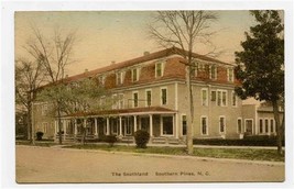 The Southland Hand Colored Postcard Southern Pines North Carolina  - £14.01 GBP