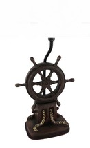 Scratch &amp; Dent `Captain`s Destiny` Ship`s Wheel Table Lamp - £35.60 GBP