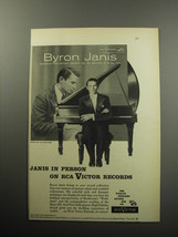 1957 RCA Victor Record Advertisement - Byron Janis - $18.49