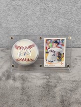 Bud Norris Signed Autographed Baseball In Clear Case With Card - $27.98