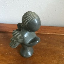 Estate Small Carved Gray Stone Abstract Religious Angel Figurine -  4.5 ... - $13.09