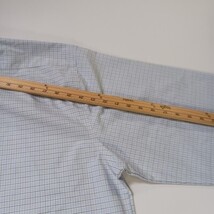 Stafford RN#93677 Mens White Plaid Button-Up Long Sleeve Shirt Sz Big 19 (36-37) image 8