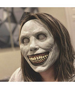 Creepy Horror Smiling Demon Halloween Face Mask Evil Zombie Cosplay Part... - £15.65 GBP