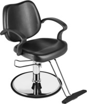 Round Base Salon Hydraulic Pump Styling Barber Chair - $181.94