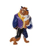 Disney Britto Beast Figurine Dapper 9.25&quot; High Stone Resin Beauty and th... - £83.66 GBP