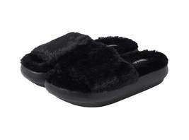 32 Degrees Heat Plush Women&#39;s Size Large (9-10) Cushion Slide, Black - £12.58 GBP