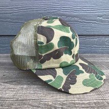 VTG Camouflage Hat Mens Mesh Trucker Adjustable Snapback Canvas Cap 6.75... - £19.01 GBP