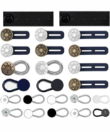 24 Pcs Extender Button Set Flexible Adjustable Elastic Waist Extender Bu... - $242.33 MXN