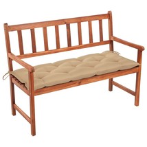 Patio Bench with Cushion 47.2&#39;&#39; Solid Acacia Wood - $174.99