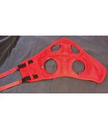 Standardbred Horse RACING Hood-Blinkers Red Mesh Open/french Cup new ela... - $23.66