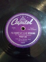 Capitol 15009 PEGGY LEE - GOLDEN EARRINGS/I&#39;LL DANCE AT YOUR WEDDING 10&quot;... - $9.47