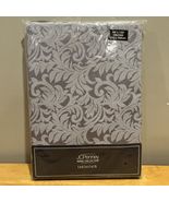 Vintage JC Penney Home Damask Lilac Purple Tablecloth Oblong 60” X 120” NOS - $722.60 MXN