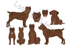 New Cane Corso Brown Dog Illustration Pattern Design Checkbook Cover - £7.95 GBP