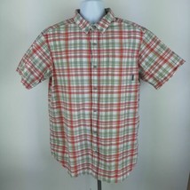 Columbia Men&#39;s Casual Button-down Shirt Size Large Multicolor Plaid QG20 - $10.39