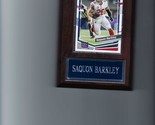 SAQUON BARKLEY PLAQUE NEW YORK GIANTS FOOTBALL NFL   C - $3.95
