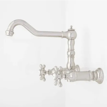 Signature Hardware 214891 Delilah Wall Mounted Kitchen Faucet - Brushed ... - $195.90