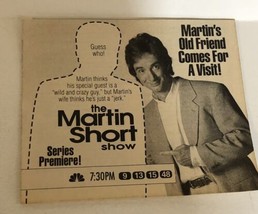 Martin Short Show Tv Guide Vintage Print Ad Tpa14 - $5.93