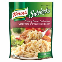 8 X Knorr Sidekicks Creamy Bacon Carbonara Pasta 134g From Canada Free S... - $37.74