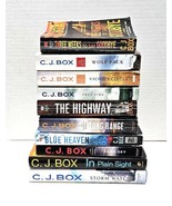 Lot of 10 Joe Pickett &amp; More Thrillers by C. J. Box Dark Sky Free Fire - $533.37 MXN
