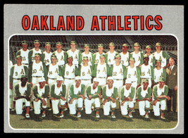 1970 Topps #631 Oakland Athletics TC  VG-EX-B111R2 - £15.53 GBP