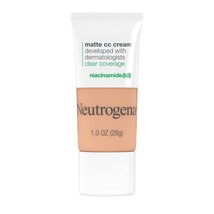 Neutrogena Clear Coverage Flawless Matte CC Cream, Sand, 1 oz.. - £23.73 GBP