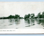 Crescent Spiaggia Sodus Bay New York Ny 1910 DB Cartolina N11 - £5.69 GBP