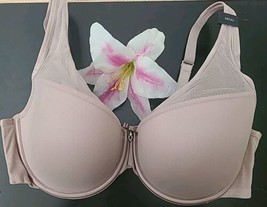 Curvy Couture Beige All You Sheer Mesh Unlined Underwire Bra, US 38D, NWT - $26.65 CAD