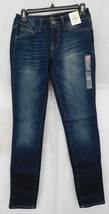 So Women&#39;s Skinny Jeans Low Rise Stretch Blue Size 3 Super Soft - £27.23 GBP