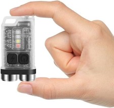 V3 900 Lumens USB Type-C Rechargeable Mini Keychain EDC Flashlight Work Light - £15.63 GBP