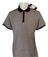 Matinique Burlan Black and White Diamond Polo Shirt, Men&#39;s Size XL, NWT - $32.39 CAD