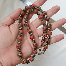 Vintage gabri eyes glass beads strand necklaceGift - $41.42