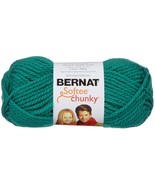 Bernat Softee Chunky Yarn-Emerald - £12.62 GBP
