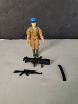 Vintage GI Joe Red Star v1 Hasbro Action Figure Near Complete 1991 Gun Ammo Hat - £10.07 GBP