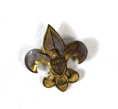 1930s Boy Scout Pin Tenderfoot BSA Be Prepared Fleur De Lis Vintage Rank Pin - £7.90 GBP