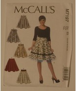 McCalls Sewing Pattern # M7197 Misses Skirts Uncut - $91.53 MXN