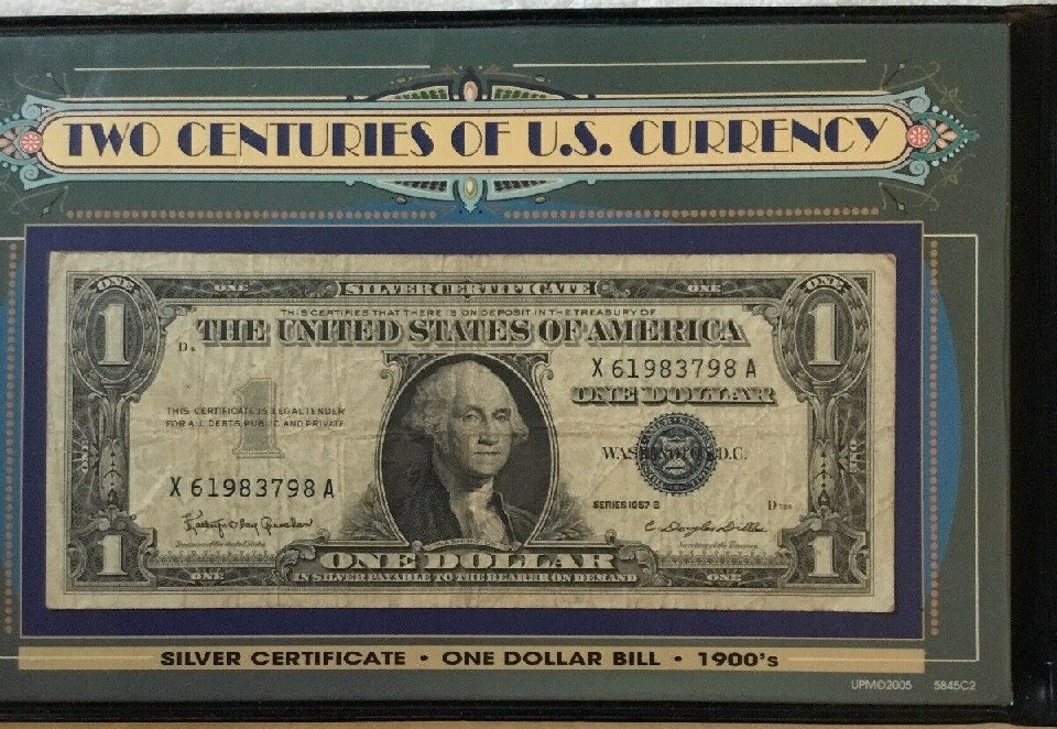 Two Centuries Of Us Currency Two Dollars With Protective Case  20190013 - $16.99
