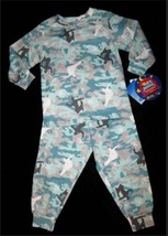 Boys 3T - Bratz - Snowboarder Teal Camoflauge P Js Pajamas - £8.03 GBP