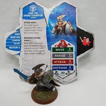 Heroscape Finn The Viking Champion Figure And Stat Card - $9.69 CAD