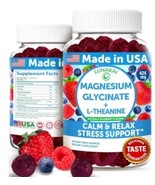 Lunakai Magnesium Glycinate Gummies with L-Theanine USA Made Sleep Stres... - €16,76 EUR
