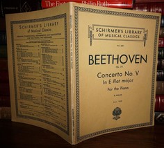 Beethoven, Ludwig Van BEETHOVEN OP. 73 Concerto No. V in E-Flat Major for the Pi - £35.74 GBP