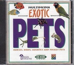 Multimedia Exotic PETS CD-ROM for Win/Mac - NEW Sealed Jewel Case - £4.00 GBP