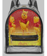 Transparent Sparkle Red ♥️| Pooh Design | Zipper Backpack | Free Ship - $39.99