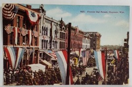 Cheyenne Wyoming Frontier Day Parade 1915 to Gloverville NY Postcard T5 - £7.08 GBP